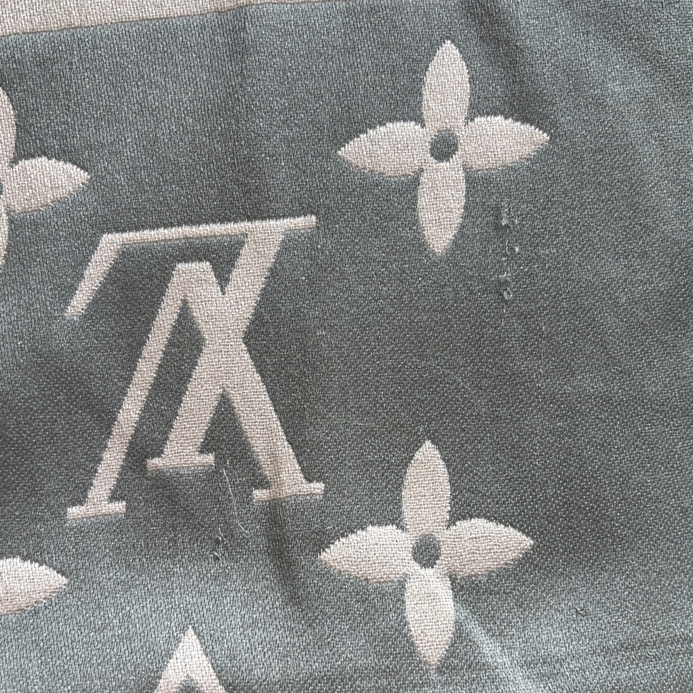 Gray and Pink Fashion Scarf - Picture 10 of 11